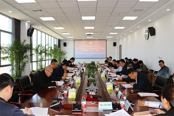 沈陽航空產(chǎn)業(yè)集團(tuán)有限公司召開全面從嚴(yán)治黨暨深入貫徹中央八項規(guī)定精神學(xué)習(xí)教育專題黨委（擴大）會議